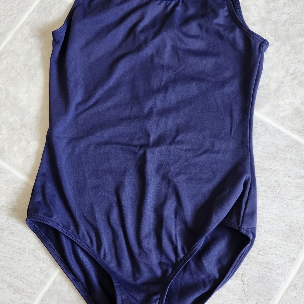 Bloch Dark Blue Kids One Piece Bodysuit